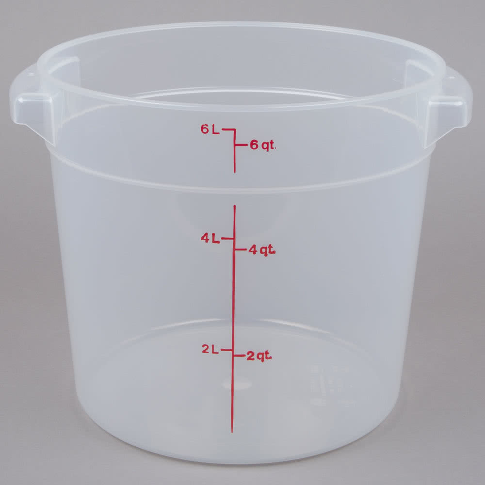 Cambro Round 6Qt Tran-Trans