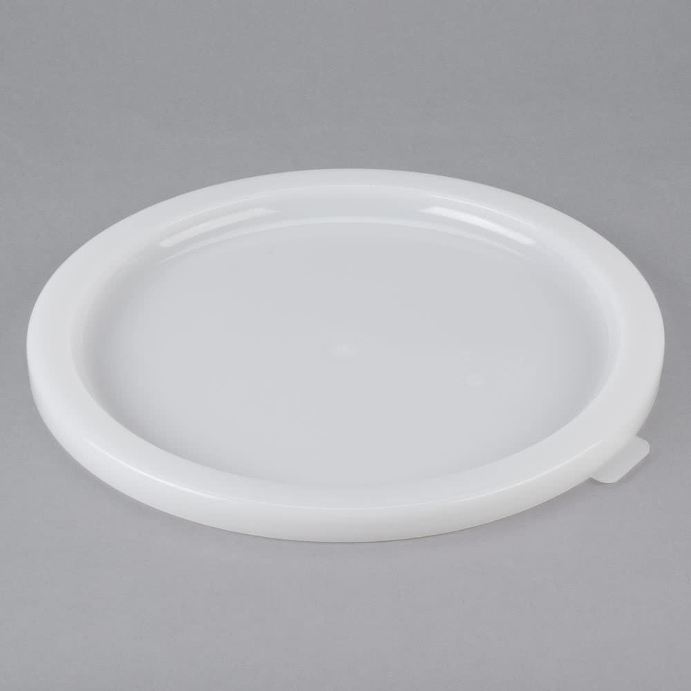 Cambro Round Lid 12/18/25Q Ply-White