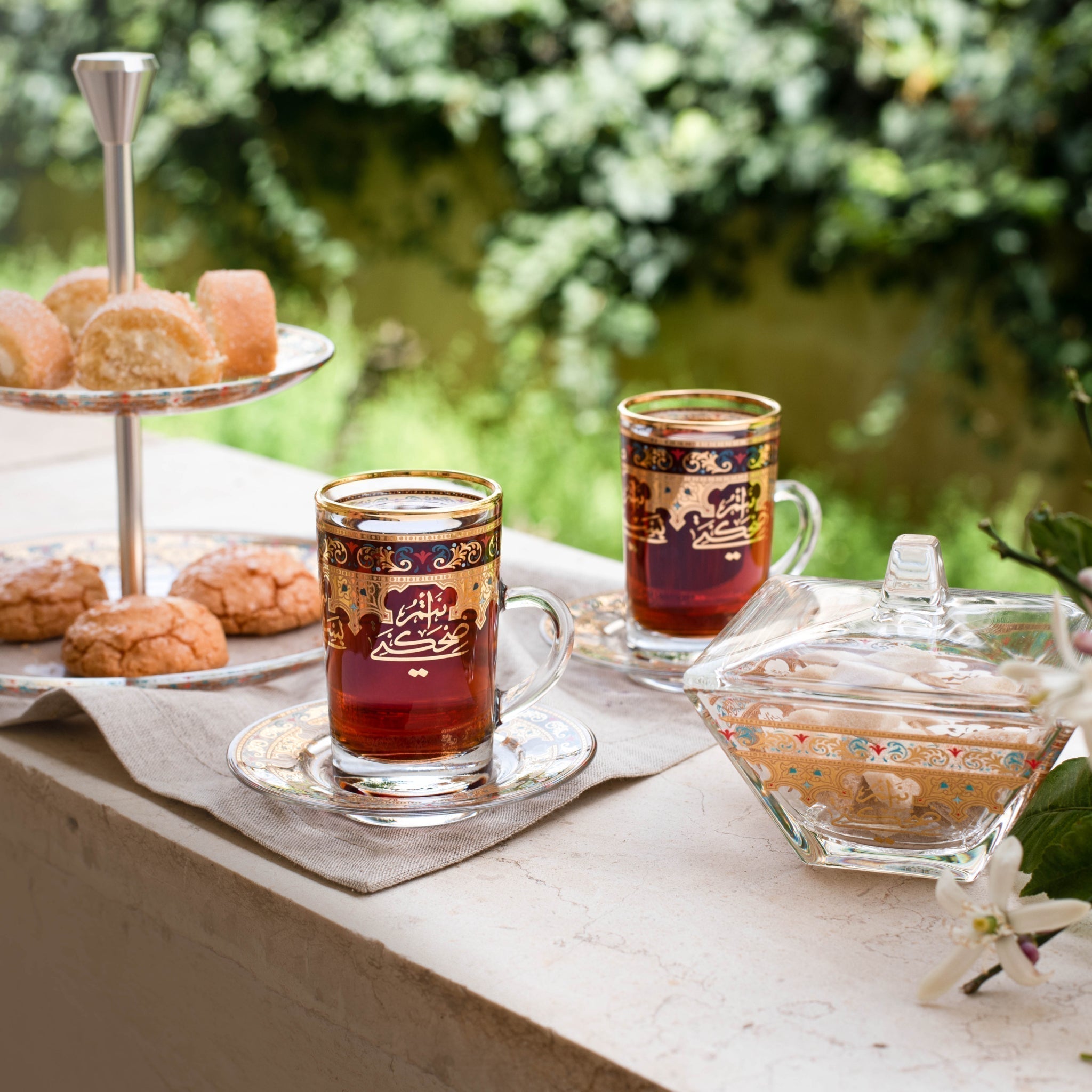 Dimlaj Suroor Serving Bowl and Lid (Gold) - Premium Sugar Bowls from Suroor By Dimlaj - Just $185! 