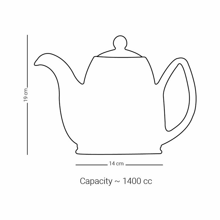 Dimlaj Kareem Large Teapot (Platinum)