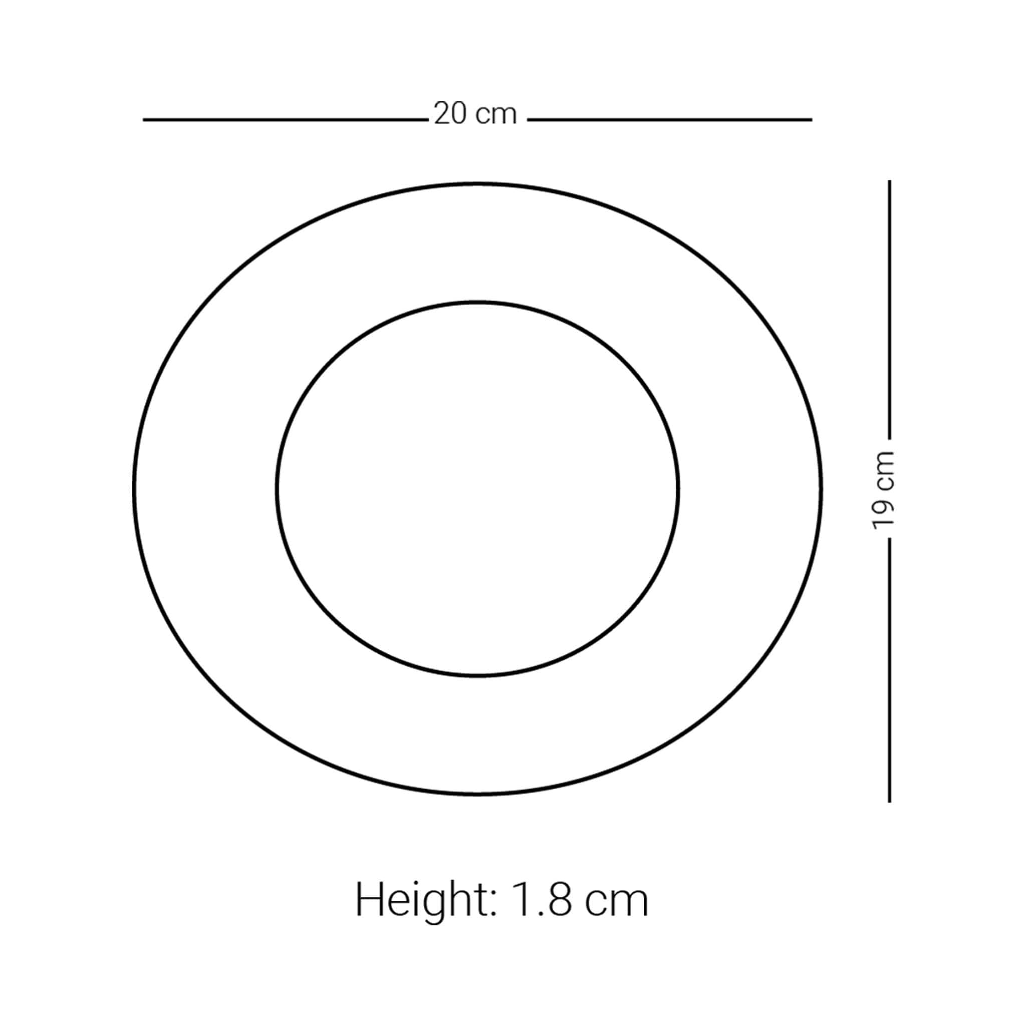 Dimlaj Suroor Set of 6 Pcs Plates (Gold) - Premium Glass Plates from Suroor By Dimlaj - Just $315! 