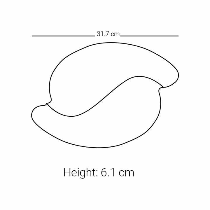 Dimlaj Mother Large Divider Plate (Platinum & White)