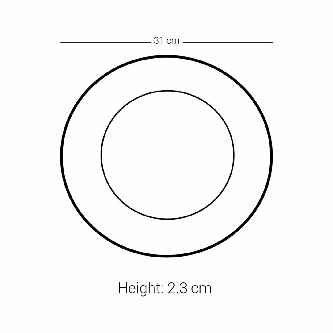 Dimlaj Kareem Large Charger Plate (Gold)