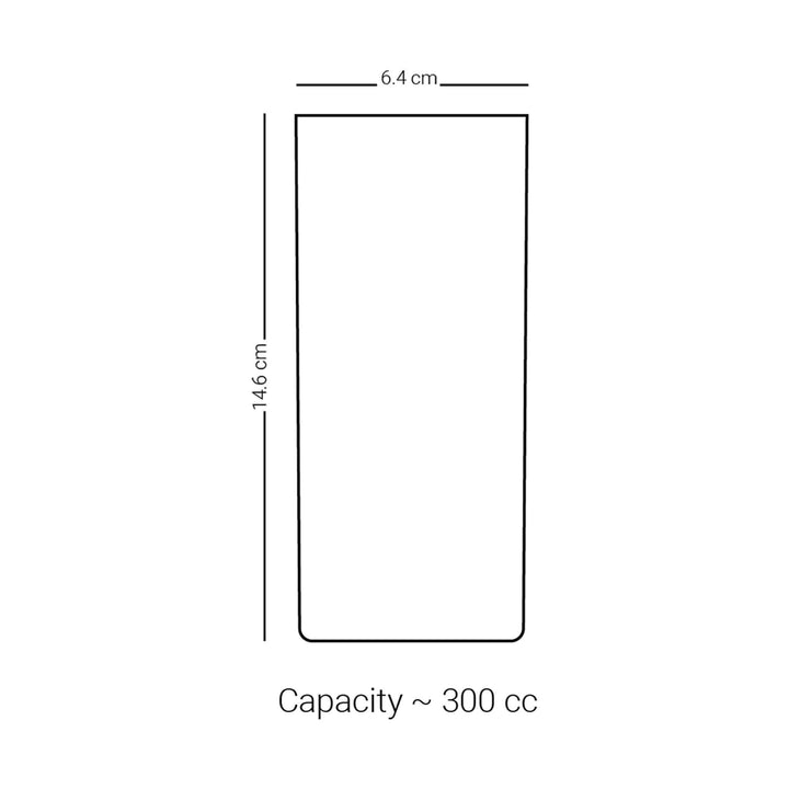 Dimlaj Abraj Set of 6 Pcs Tumblers (Gold)
